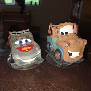 Disney Infinity Characters - Lightening McQueen & Mater